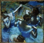 Degas, Edgar - Tänzerinnen in Blau