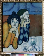 Picasso Pablo - Harlekin und seine Gef�hrtin (Zwei Gaukler)