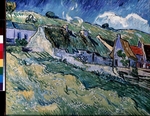 Gogh, Vincent, van - Strohgedeckte Häuser in Cordeville