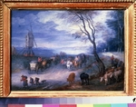 Brueghel, Jan, der Ãltere - Landschaft mit Windmühle