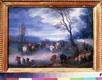 Brueghel, Jan, der Ältere - Landschaft mit Windmühle