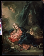 Boucher, FranÃ§ois - Madonna und Kind mit dem Johannesknaben