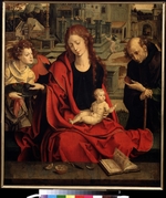 Coecke van Aelst, Pieter, der Ältere - Die Heilige Familie mit einem Engel