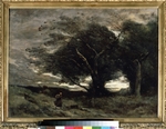 Corot, Jean-Baptiste Camille - Windstoss
