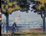 Cross, Henri Edmond - Die Kirche Santa Maria degli Angely nahe Assisi