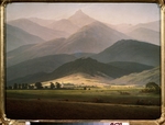 Friedrich, Caspar David - Berglandschaft (Blick auf die Kleine Sturmhaube aus Warmbrunn)