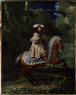 Duchatel, FranÃ§ois - Reiter in Blau (Ludwig XIV.)