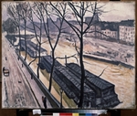 Marquet, Pierre-Albert - Paris im Winter. Quai Bourbon