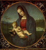 Raffael (Raffaello Sanzio da Urbino) - Madonna mit dem Kind (Madonna Conestabile)