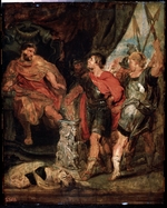 Rubens, Peter Paul, (Schule) - Mucius Scaevola vor dem Porsenna