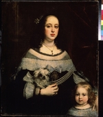 Sustermans, Justus (Giusto) - Bildnis einer Dame mit kleinem Mädchen
