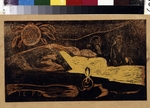 Gauguin, Paul EugÃ©ne Henri - Te po. La grande nuit (Aus der Folge Noa Noa)