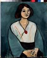 Matisse, Henri - Dame in Grün (Frau mit der roten Nelke)