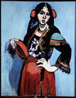 Matisse, Henri - Spanierin mit Tamburin