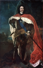Caravaque, Louis - Porträt von Kaiser Peter I. der Große (1672-1725)