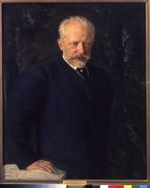 Kusnezow, Nikolai Dmitrijewitsch - Porträt von Komponist Pjotr Iljitsch Tschaikowski (1840-1893)