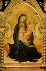 Lorenzo Monaco - Madonna mit Kind und Engeln (Madonna der Demut)