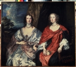 Dyck, Sir Anthonis van - Porträt Anna Dalkeith, Gräfin von Morton und Anne Kirke, Hofdamen der Königin Henrietta Maria