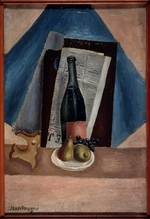 Puni (Pougny), Iwan (Jean) - Stilleben mit Flasche und Birnen