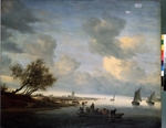 Ruisdael, Salomon Jacobsz, van - Fähre bei Arnheim
