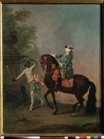 Grooth, Georg-Christoph - Kaiserin Elisabeth (1709-1762) zu Pferde mit dem Araberjungen