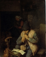 Ostade, Adriaen Jansz, van - Der Flötist