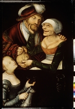 Cranach, Lucas, der Ältere - Eine Kupplerin