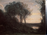 Corot, Jean-Baptiste Camille - Abend