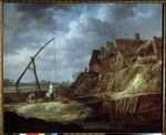 Goyen, Jan Josefsz, van - Landschaft mit Ziehbrunnen