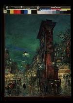 Korowin, Konstantin Alexejewitsch - Paris, Porte Saint-Denis