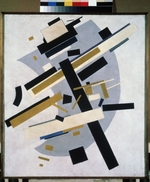 Malewitsch, Kasimir Sewerinowitsch - Suprematismus (Supremus Nr. 58: Gelb und Schwarz)