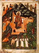 Russische Ikone - Die Synaxis der Gottesmutter