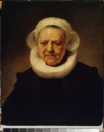 Rembrandt van Rhijn, (Schule) - Bildnis einer Frau