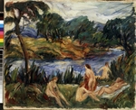 Colin, Gustave - Frauen am Fluss