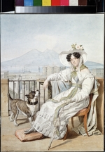 Brüllow (Briullow), Alexander Pawlowitsch - Porträt der Grossfürstin Natalia Golizyna (1794-1890)