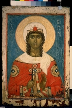 Russische Ikone - Heilige Barbara