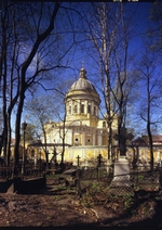 Starow, Iwan Jegorowitsch - Die Dreifaltigkeitskathedrale im Alexander Newski Kloster in Sankt Petersburg