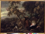 Berchem, Nicolaes (Claes) Pietersz, der Ältere - Die Ruhe auf der Flucht nach Ägypten