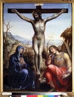 Sodoma - Kruzifix mit Madonna und Johannes dem Täufer
