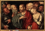 Cranach, Lucas, der Jüngere - Christus und die Sünderin