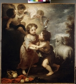 Murillo, Bartolomé Estebàn - Christus und Johannesknabe