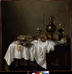 Heda, Willem Claesz - Frühstück mit Hummer