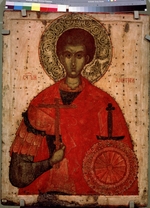 Russische Ikone - Der heilige Demetrios von Saloniki