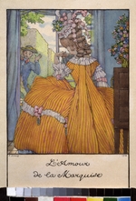 Somow, Konstantin Andrejewitsch - Illustration für das Buch Le Livre de la Marquise