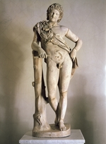 Römische Antike Kunst, Klassische Skulptur - Ruhender Satyr (Romische Kopie nach einem griechischen Original von Praxiteles)