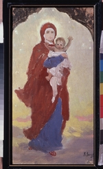 Wasnezow, Viktor Michailowitsch - Madonna mit dem Kinde