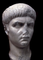 RÃ¶mische Antike Kunst, Klassische Skulptur - Büste des Nero