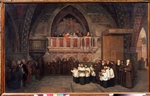 Botkin, Michail Petrowitsch - Abendgottesdienst in der Kirche des Heiligen Franziskus in Assisi