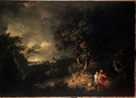 Jones, Thomas - Landschaft mit Aeneas und Dido