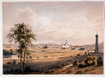 Jacottet, Louis Julien - Blick auf das Borodino-Feld (Schlachtfeld des russisch-französischen Krieges 1812)
